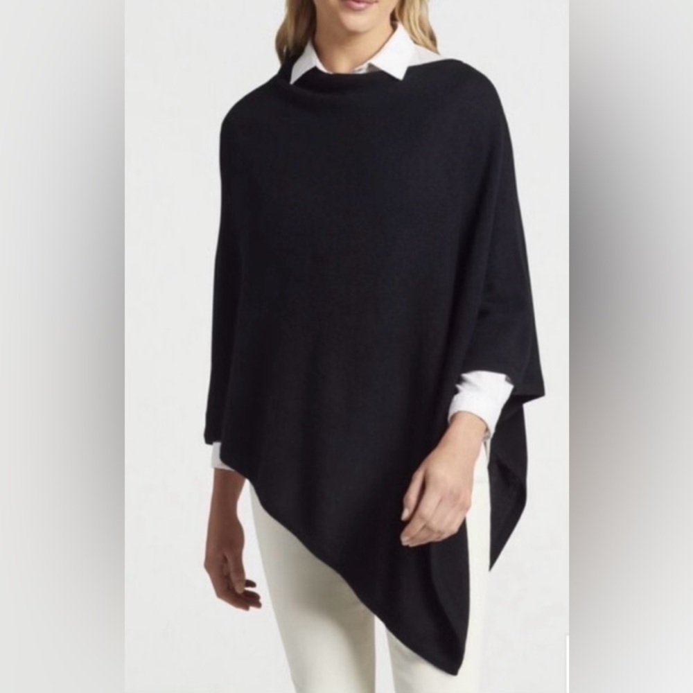 Peter Millar Sweater Women’s OS 100% Cashmere The Essential Cashmere Poncho